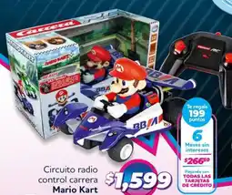 Soriana Híper Mario kart circuito radio control carrera oferta