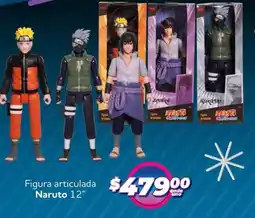 Soriana Híper Naruto figura articulada 12" oferta