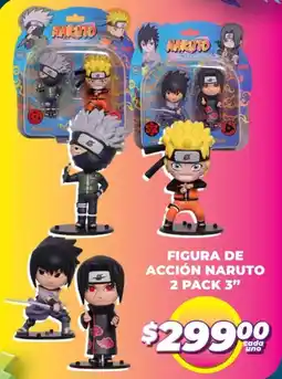 Soriana Híper Naruto figura de acción 3" oferta