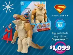 Soriana Híper Superman figura batalla kaiju slime 6" oferta