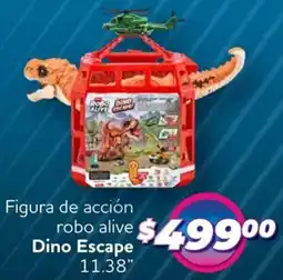 Soriana Híper Dino escape figura de acción robo alive oferta