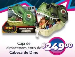 Soriana Híper Cabeza de dino caja de almacenamiento oferta