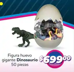 Soriana Híper Dinosaurio figura huevo gigante oferta