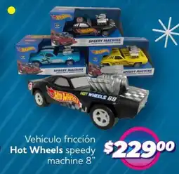 Soriana Híper Hot wheels vehículo fricción speedy machine 8" oferta
