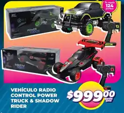 Soriana Híper Vehículo radio control power truck & shadow rider oferta