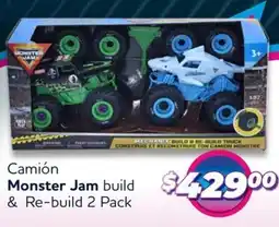 Soriana Híper Monster jam build & re-build oferta