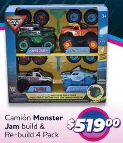 Soriana Híper Monster jam camión build & re-build oferta