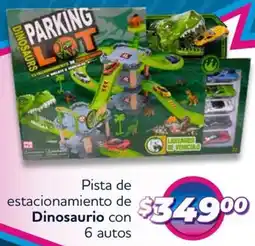 Soriana Híper Dinosaurio pista de estacionamiento oferta