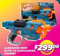 Soriana Híper Hasbro or nerf lanzad elite 2.0 commander oferta