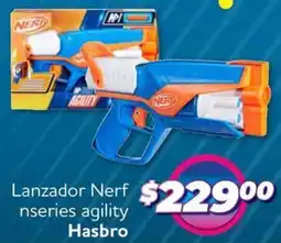 Soriana Híper Hasbro lanzador nerf nseries agility oferta