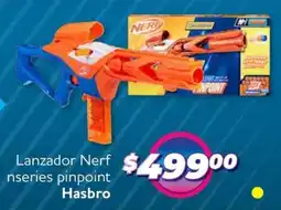 Soriana Híper Hasbro lanzador nerf nseries pinpoint oferta