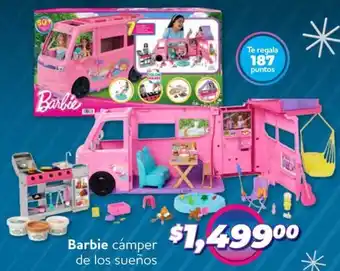 Soriana Híper Barbie cámper de los sueños oferta
