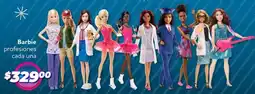 Soriana Híper Barbie profesiones cada una oferta