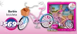 Soriana Híper Barbie bicicleta oferta