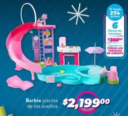 Soriana Híper Barbie piscina de los sueños oferta