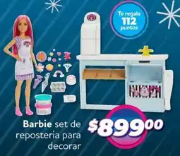 Soriana Híper Barbie set de repostería para decorar oferta