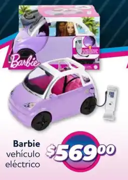 Soriana Híper Barbie vehículo eléctrico oferta