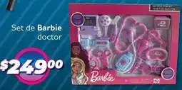 Soriana Híper Barbie set de doctor oferta