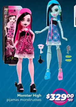 Soriana Híper Monster high pijamas monstruosas oferta