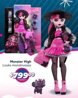 Soriana Híper Monster high looks monstruosos oferta