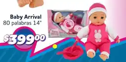 Soriana Híper Baby arrival 80 palabras 14" oferta