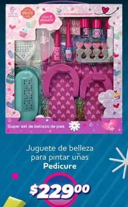 Soriana Híper Pedicure juguete de belleza para pintar uñas oferta