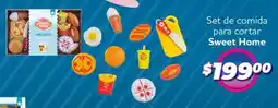 Soriana Híper Sweet home set de comida para cortar oferta