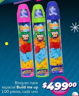 Soriana Híper Build me up bloques nave espacial oferta