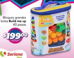 Soriana Híper Build me up bloques grandes bolsa oferta
