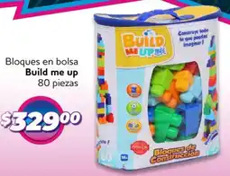 Soriana Híper Build me up bloques en bolsa oferta