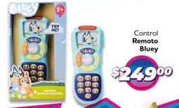 Soriana Híper Remoto bluey control oferta