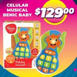 Soriana Híper Benic baby celular musical oferta