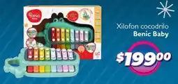 Soriana Híper Benic baby xilofon cocodrilo oferta