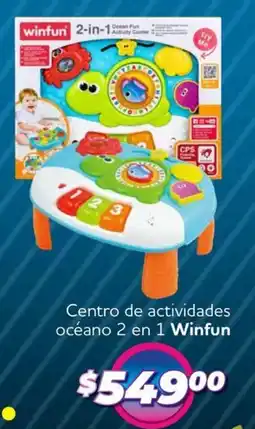 Soriana Híper Winfun centro de actividades océano 2 en 1 oferta