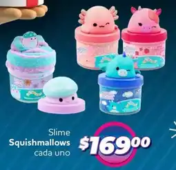 Soriana Híper Squishmallows slime cada uno oferta