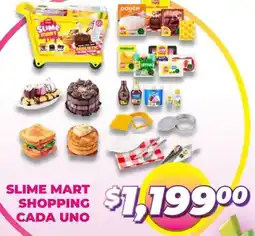 Soriana Híper Slime mart shopping cada uno oferta