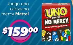 Soriana Híper Mattel juego uno cartas no mercy oferta
