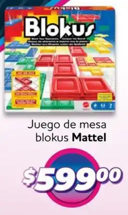 Soriana Híper Mattel juego de mesa blokus oferta