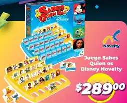 Soriana Híper Disney novelty juego sabes quien es oferta