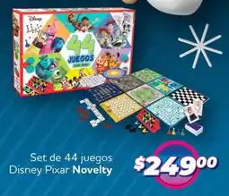 Soriana Híper Novelty set de 44 juegos disney pixar oferta