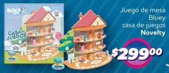Soriana Híper Novelty juego de mesa bluey casa de juegos oferta