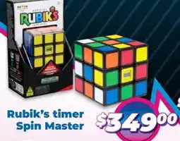 Soriana Híper Rubik's timer spin master oferta