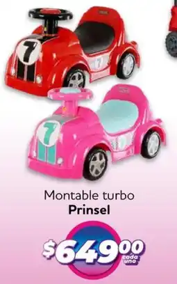 Soriana Híper Prinsel montable turbo oferta
