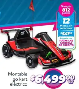 Soriana Híper Montable go kart eléctrico oferta