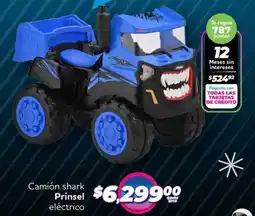 Soriana Híper Prinsel camión shark eléctrico oferta