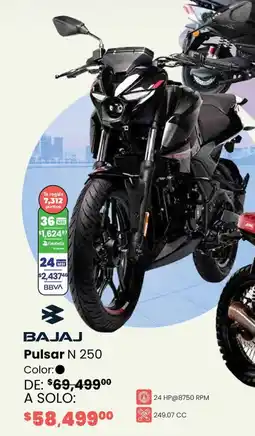 Soriana Híper Bajaj pulsar N 250 oferta