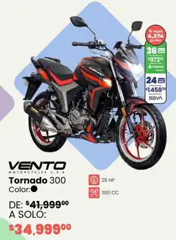 Soriana Híper Vento tornado 300 oferta