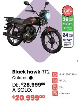Soriana Híper Veloci black hawk RT2 oferta