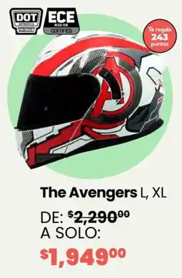 Soriana Híper Edge the avengers L, XL oferta