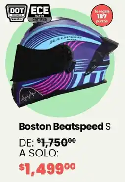 Soriana Híper Boston beatspeed S oferta